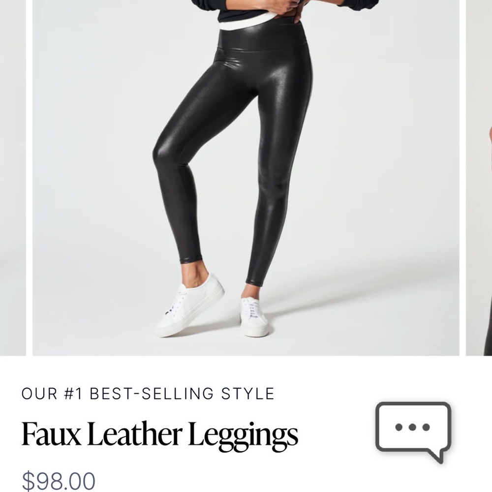 SPANX Faux Leather Legging -Tall